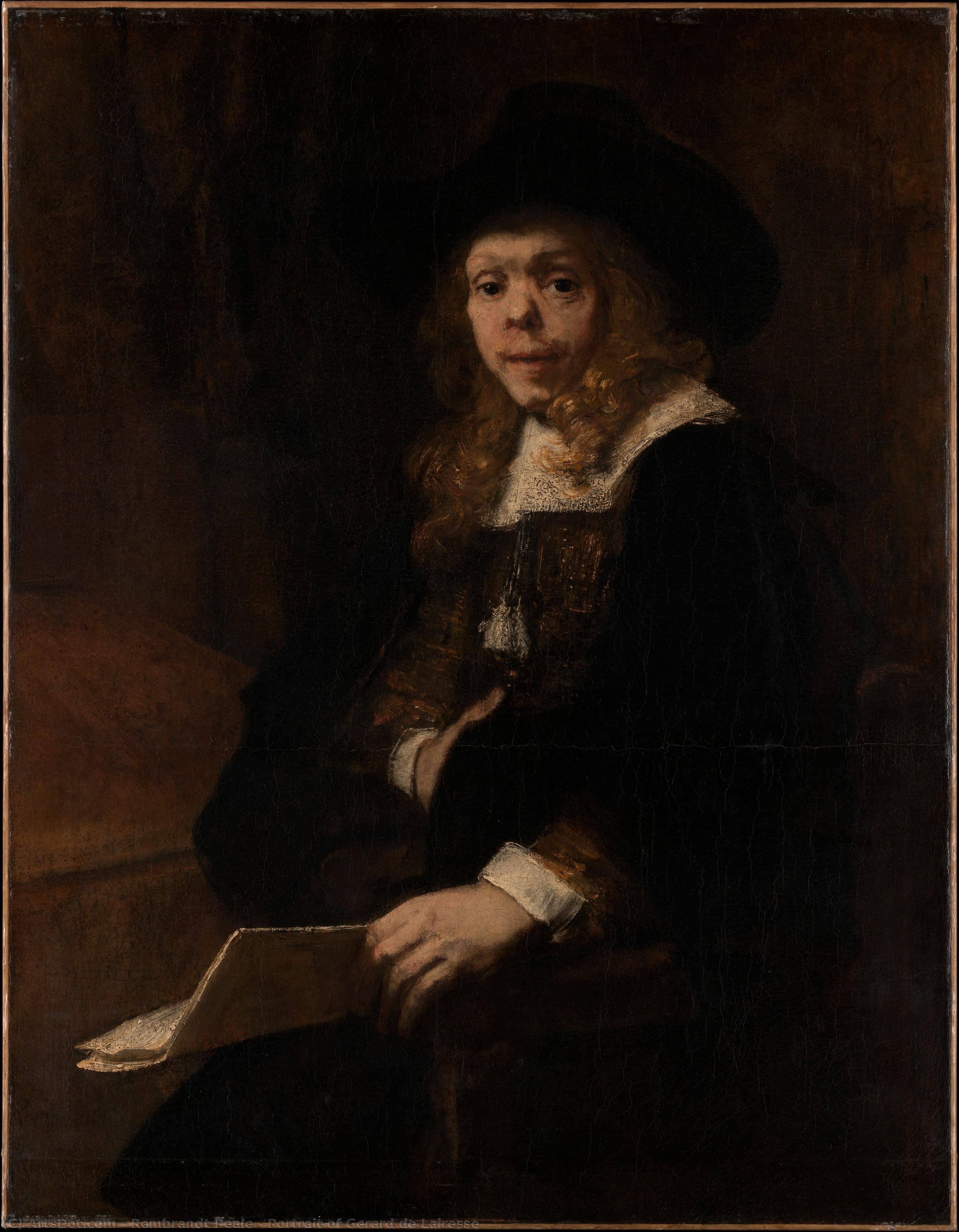 Portrait Of Gerard De Lairesse — Rembrandt Peale