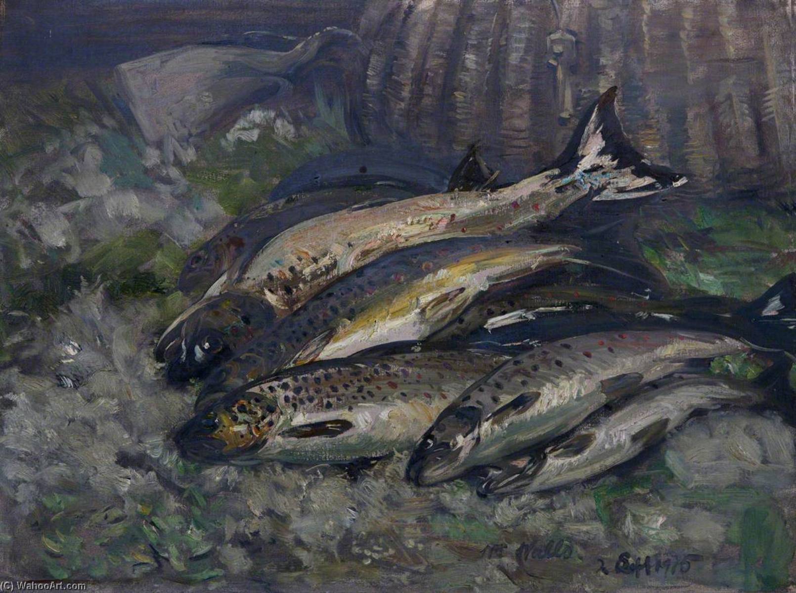 A Basket Of Trout — William Walls