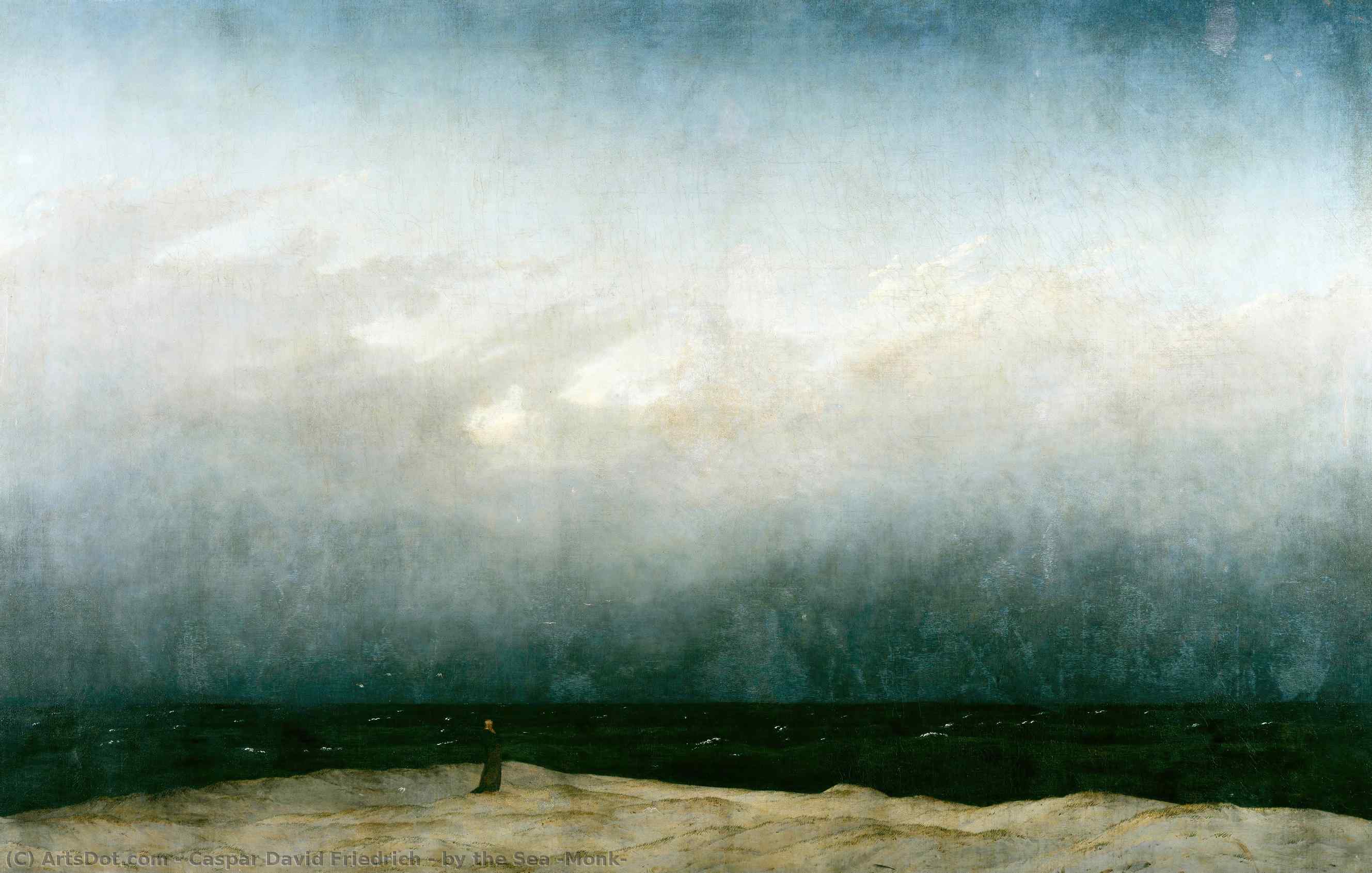 By The Sea (monk) — Caspar David Friedrich