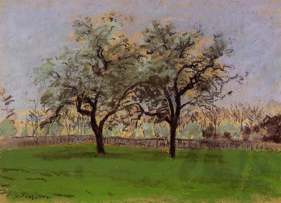Apples Trees At Pontoise — Camille Pissarro