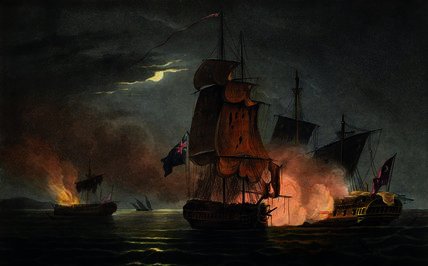 Capture Of The Badere Zaffer, July 6th — Thomas Whitcombe