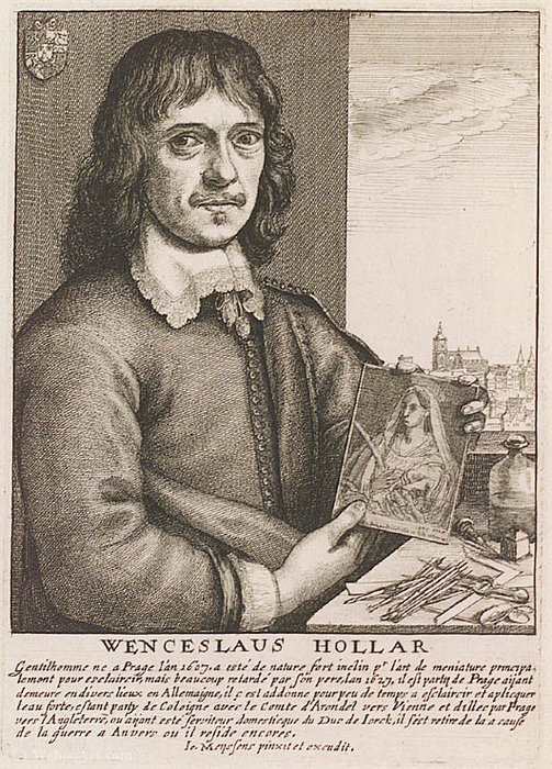 Portrait Of Wenzel Hollar — Wenceslaus Hollar
