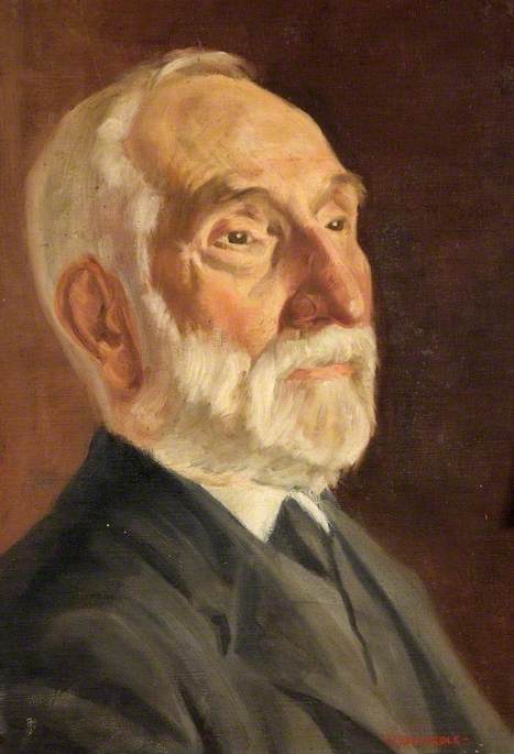 Portrait Of An Unknown Bearded Man — Leslie Cole