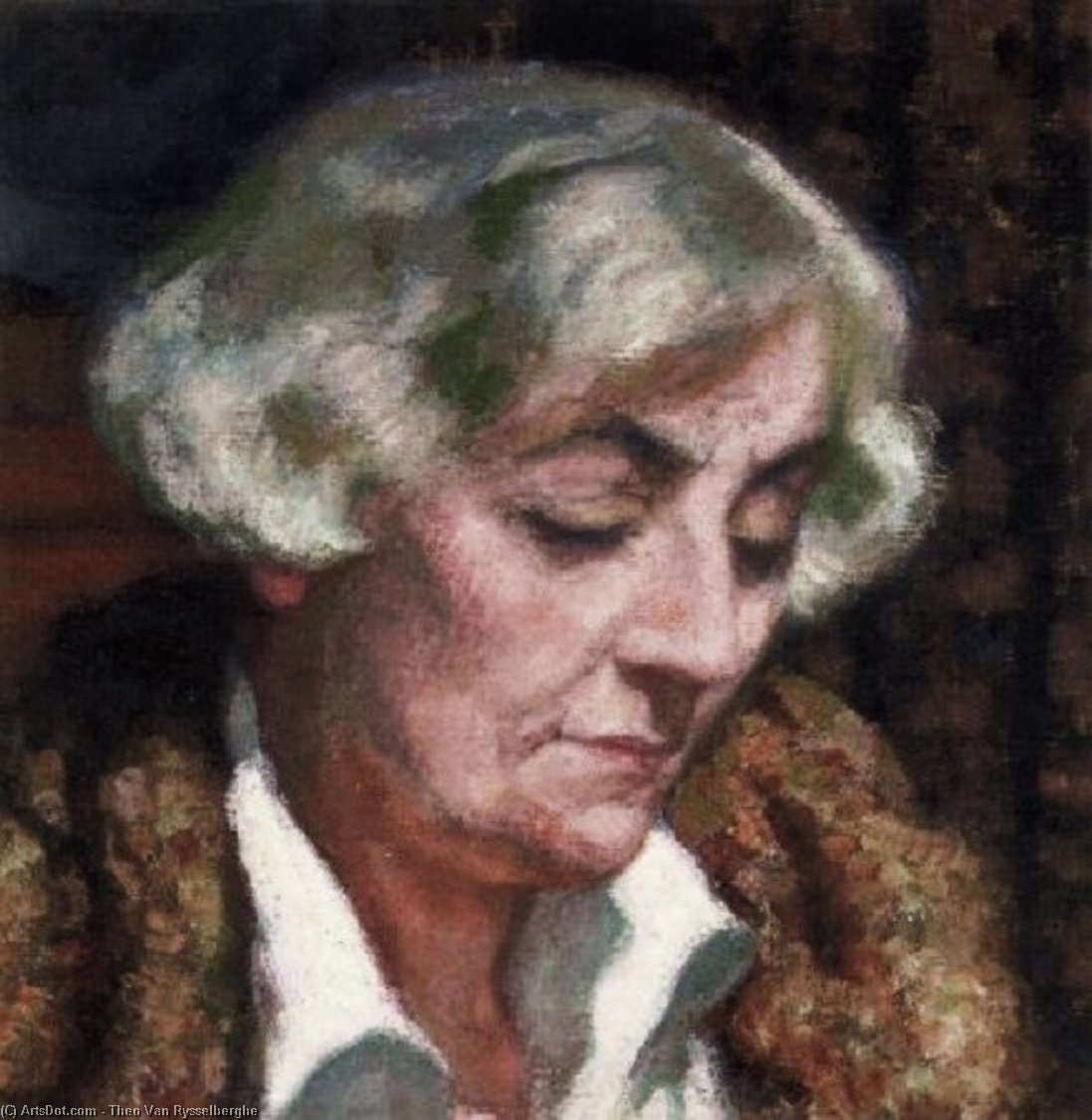 Portrait Of Maria Van Rysselberghe — Theo Van Rysselberghe