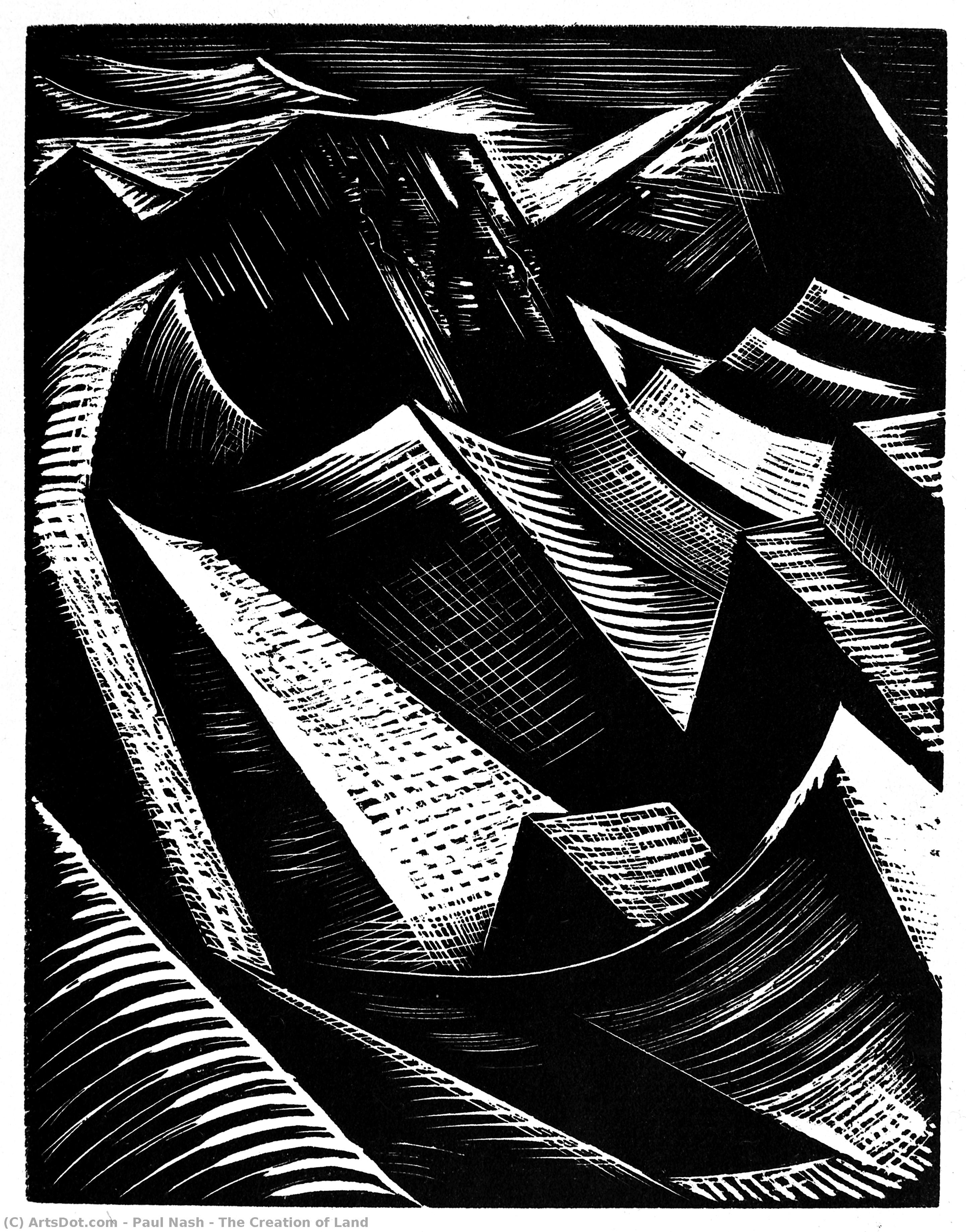 The Creation Of Land — Paul Nash