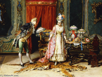 Flowers For Her Ladyship - — Cesare Auguste Detti