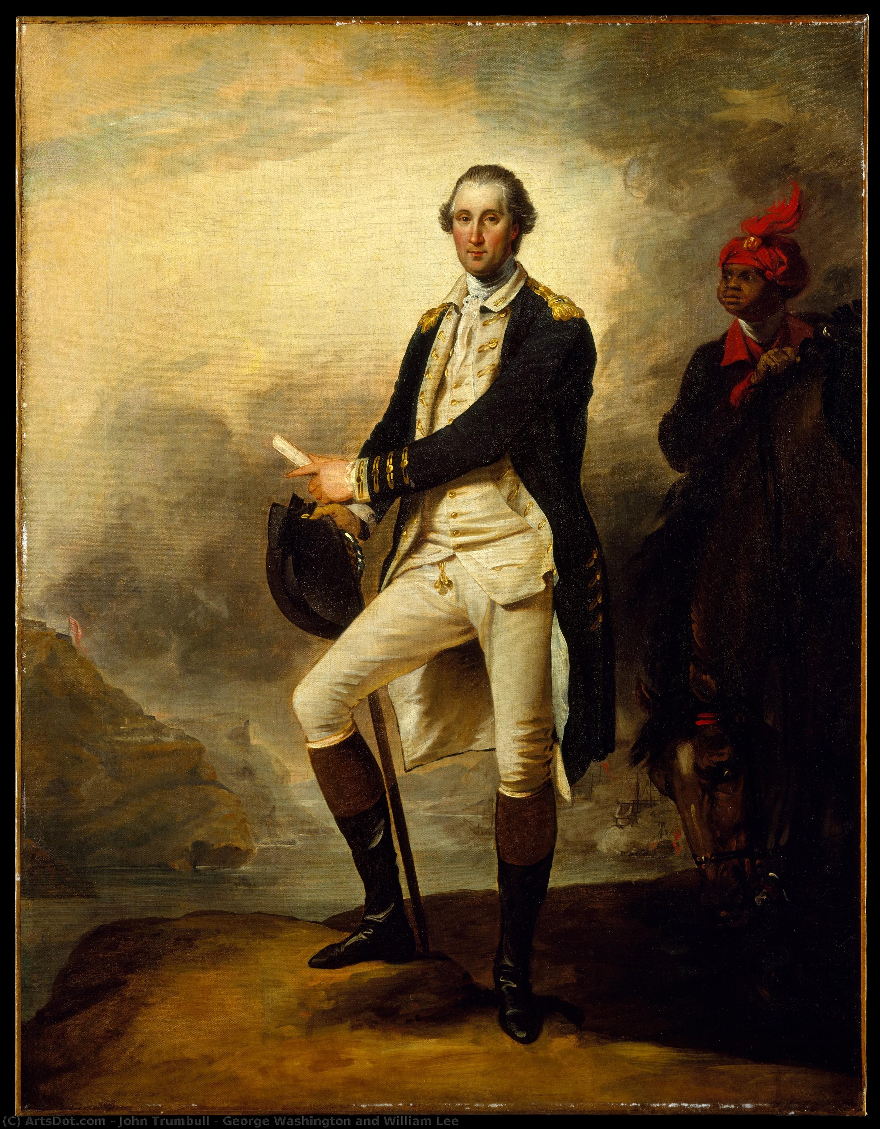 George Washington And William Lee — John Trumbull