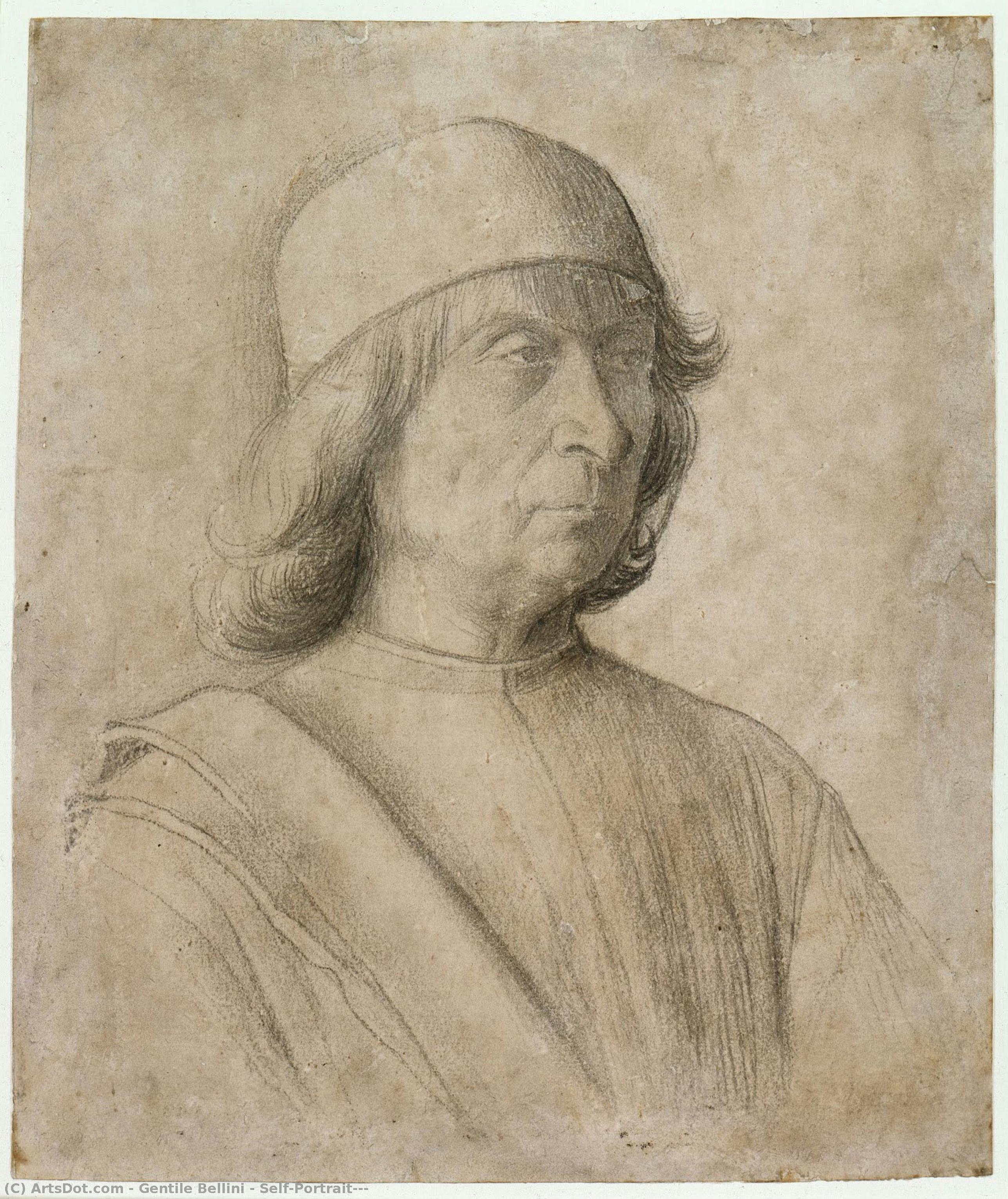 Self-portrait(?) — Gentile Bellini