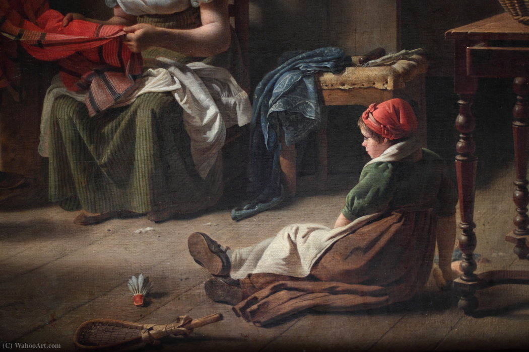 The Fairground Marchand (detail) — Michel Martin Drolling