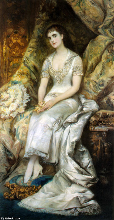 An Elegant Lady — Hans Makart