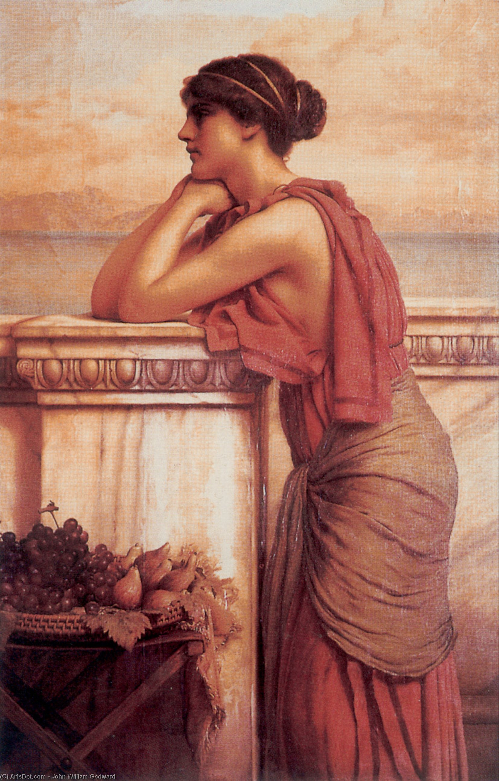 By The Wayside — R.b.a John William Godward
