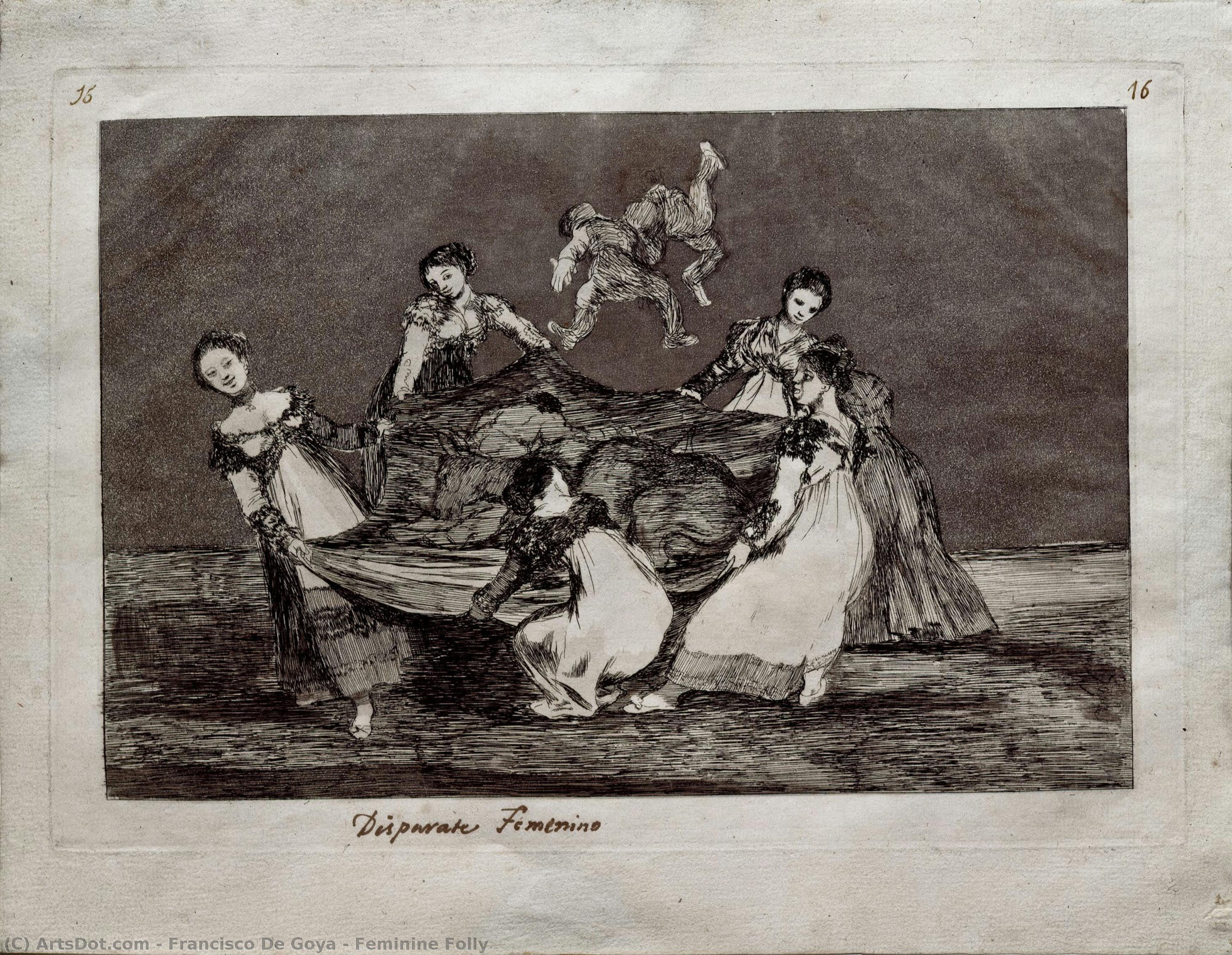 Feminine Folly — Francisco José De Goya Y Lucientes