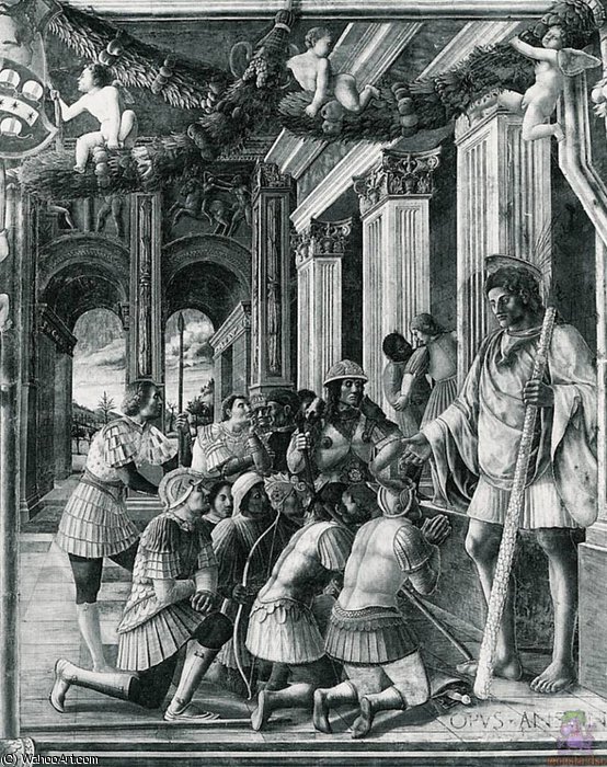 Scenes From The Life Of St.christopher — Andrea Mantegna
