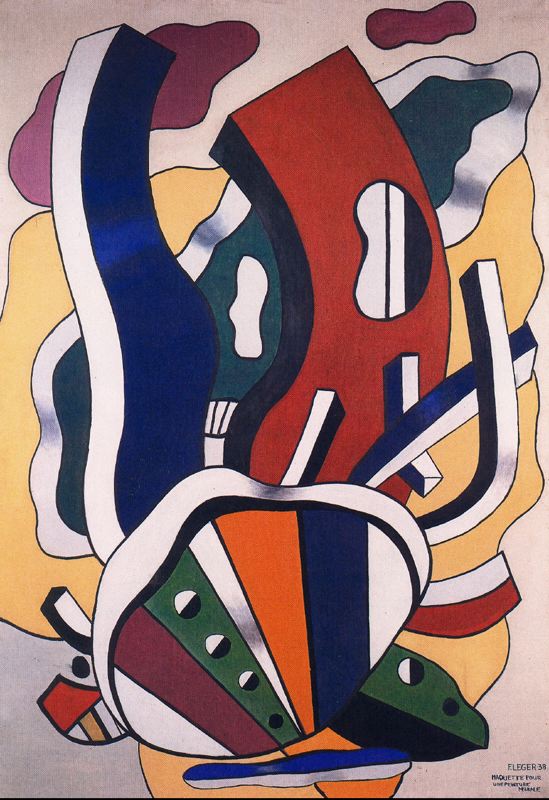 Model Of A Mural — Fernand Léger