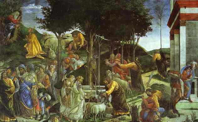 Scenes From The Life Of Moses — Sandro Botticelli