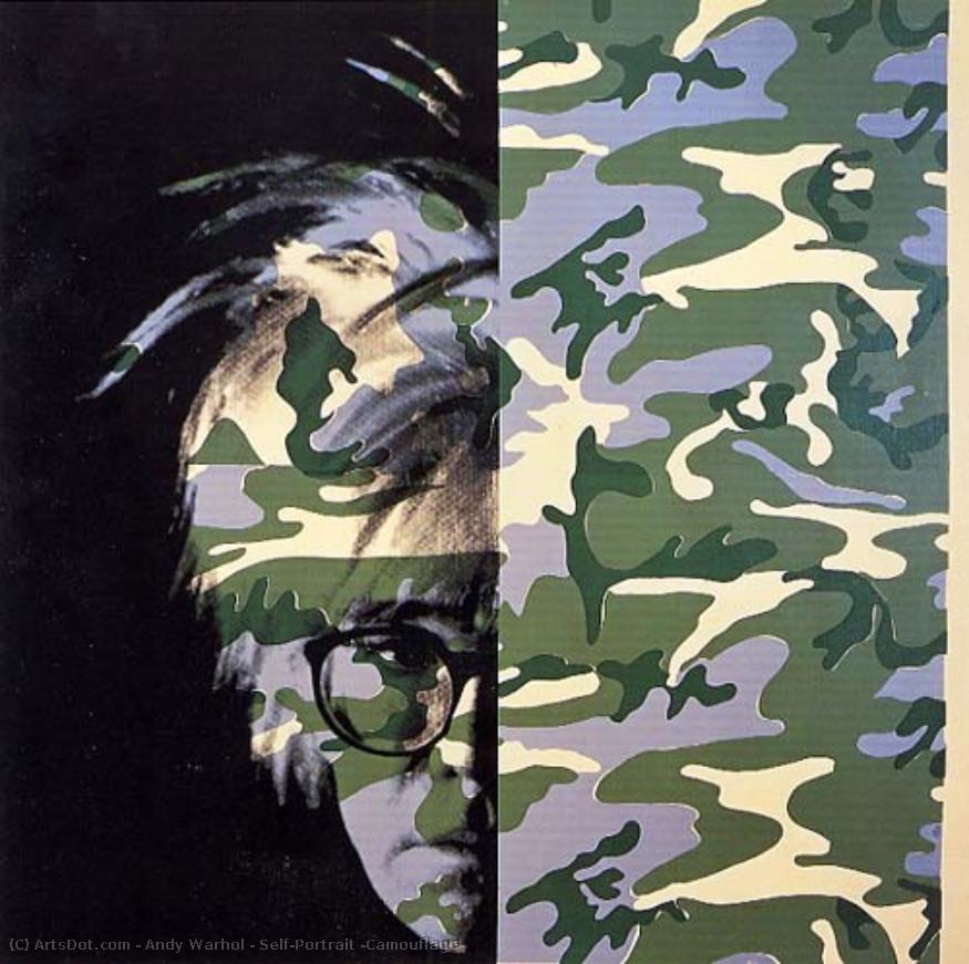 Selbstbildnis (camouflage) — Andy Warhol