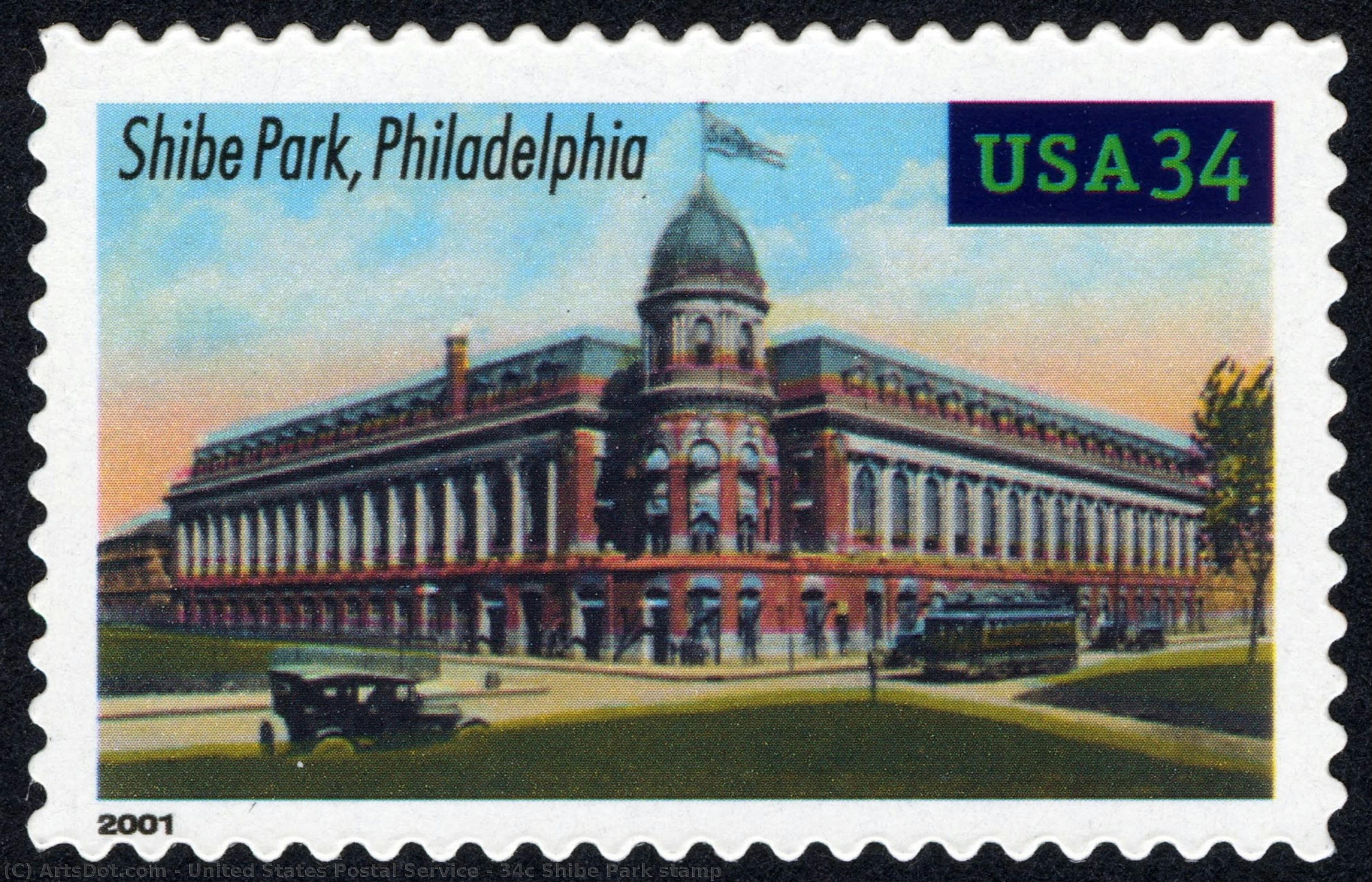 34c Shibe Park Stamp — United States Postal Service