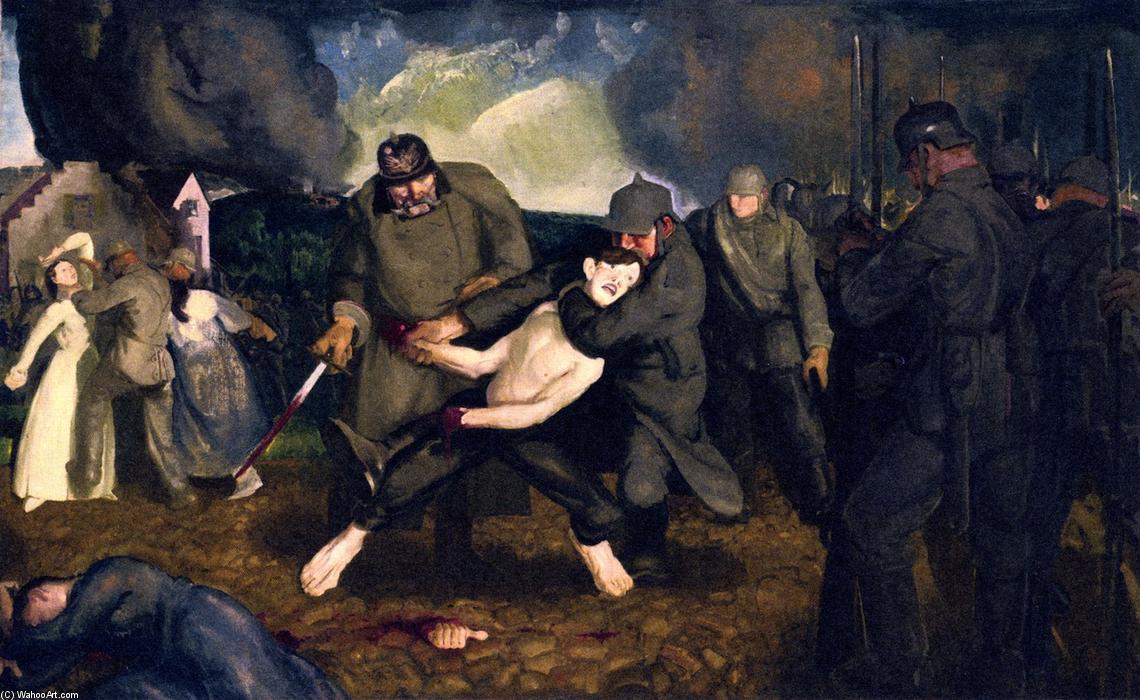 Die Deutschen Kommen An — George Wesley Bellows
