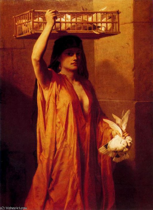 Marchande De Pigeons Egyptienne — Frederick Goodall