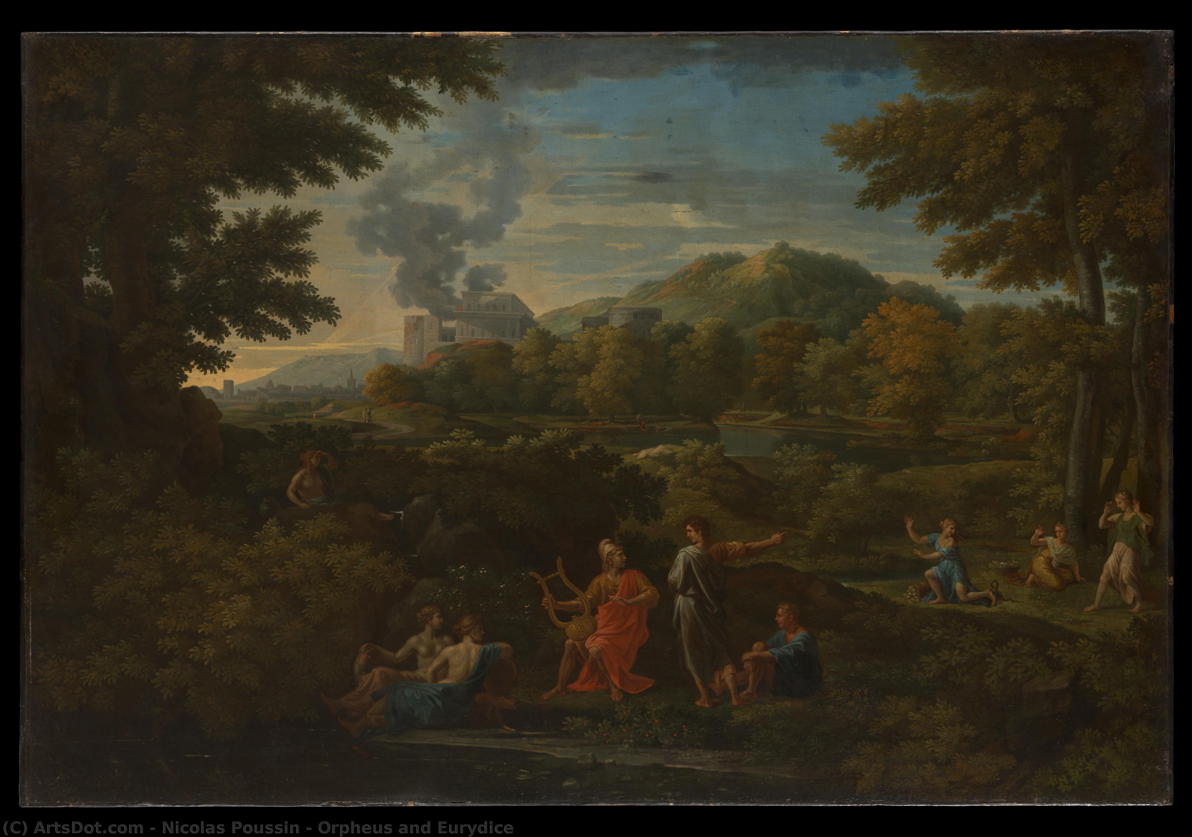 Orpheus And Eurydice — Nicolas Poussin