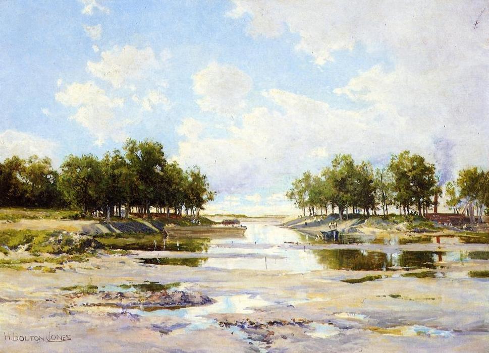 Inlet At Low Tide — Hugh Bolton Jones