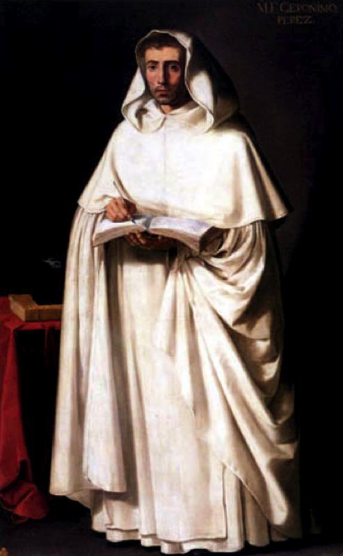 Fraile Jerónimo Pérez — Francisco De Zurbarán