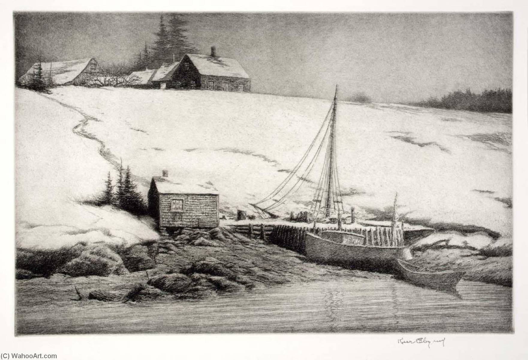 Hatchet Cove, Maine — Kerr Eby