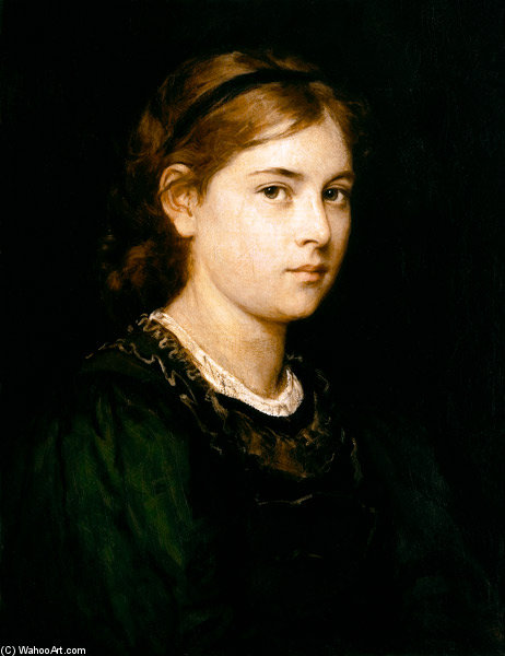 Girl Portrait — Franz Von Defregger