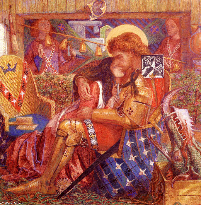 The Wedding Of Saint George And The Princess Sabra — Dante Gabriel Rossetti