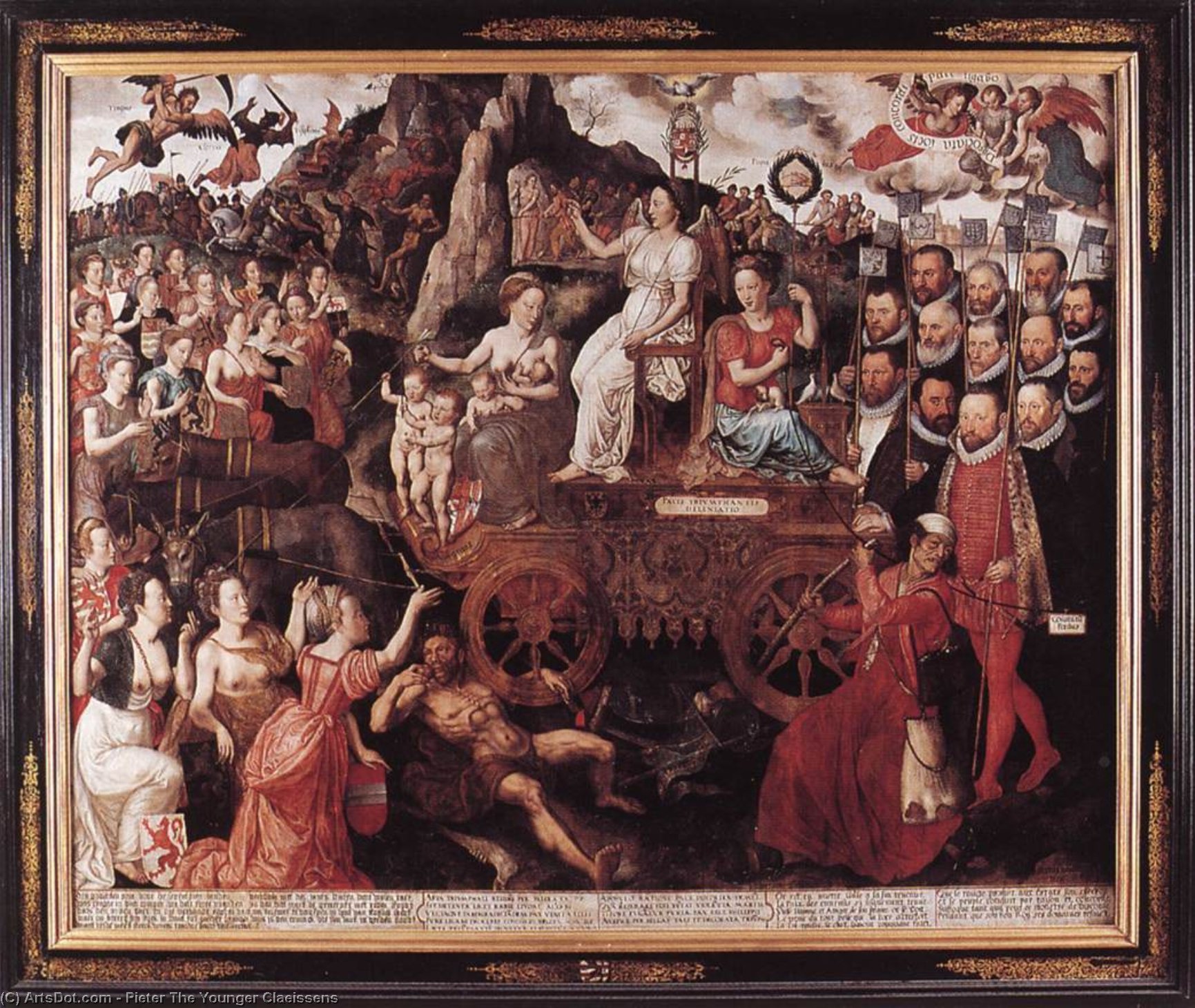 Allegory Of The 1577 Peace In The Low Countries — Pieter The Younger Claeissens