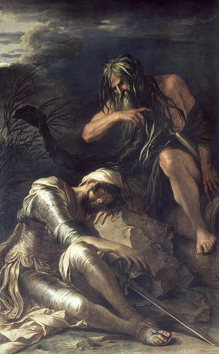 The Dream Of Aeneas 1 — Salvator Rosa