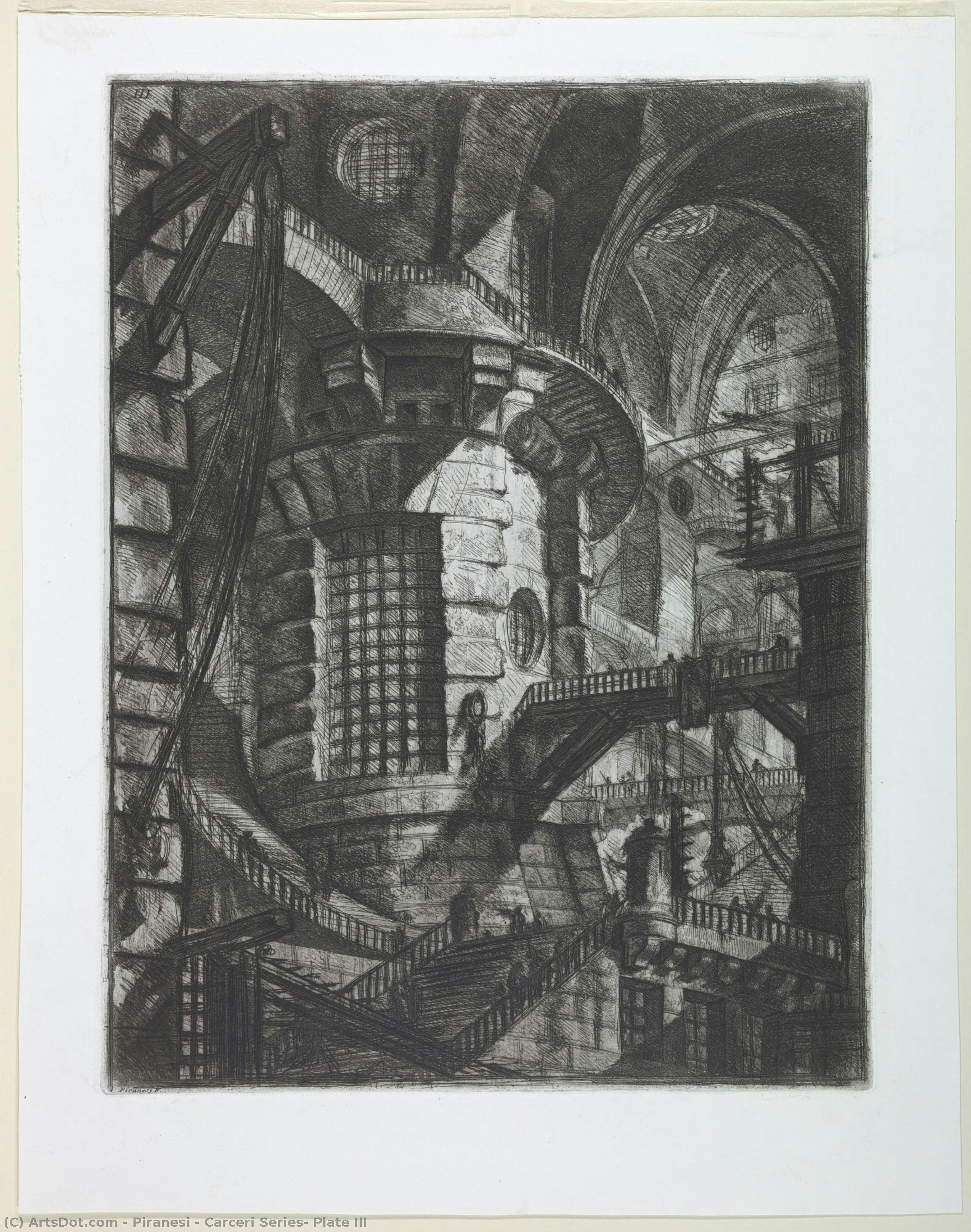 Carceri Series, Plate Iii — Giovanni Battista Piranesi
