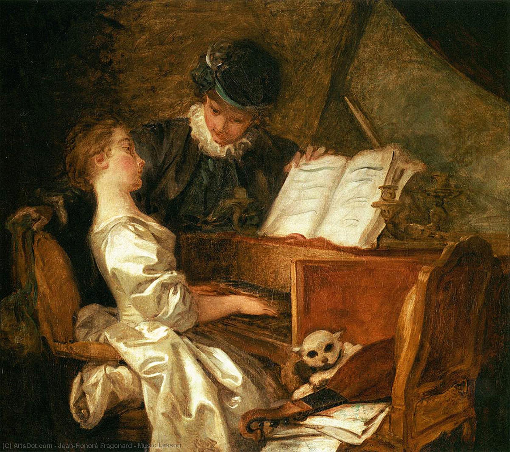 Music Lesson — Jean-honoré Fragonard