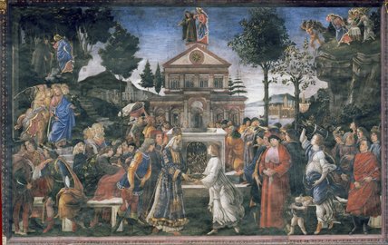The Purification Of The Leper And The Temptation Of Christ — Sandro Botticelli