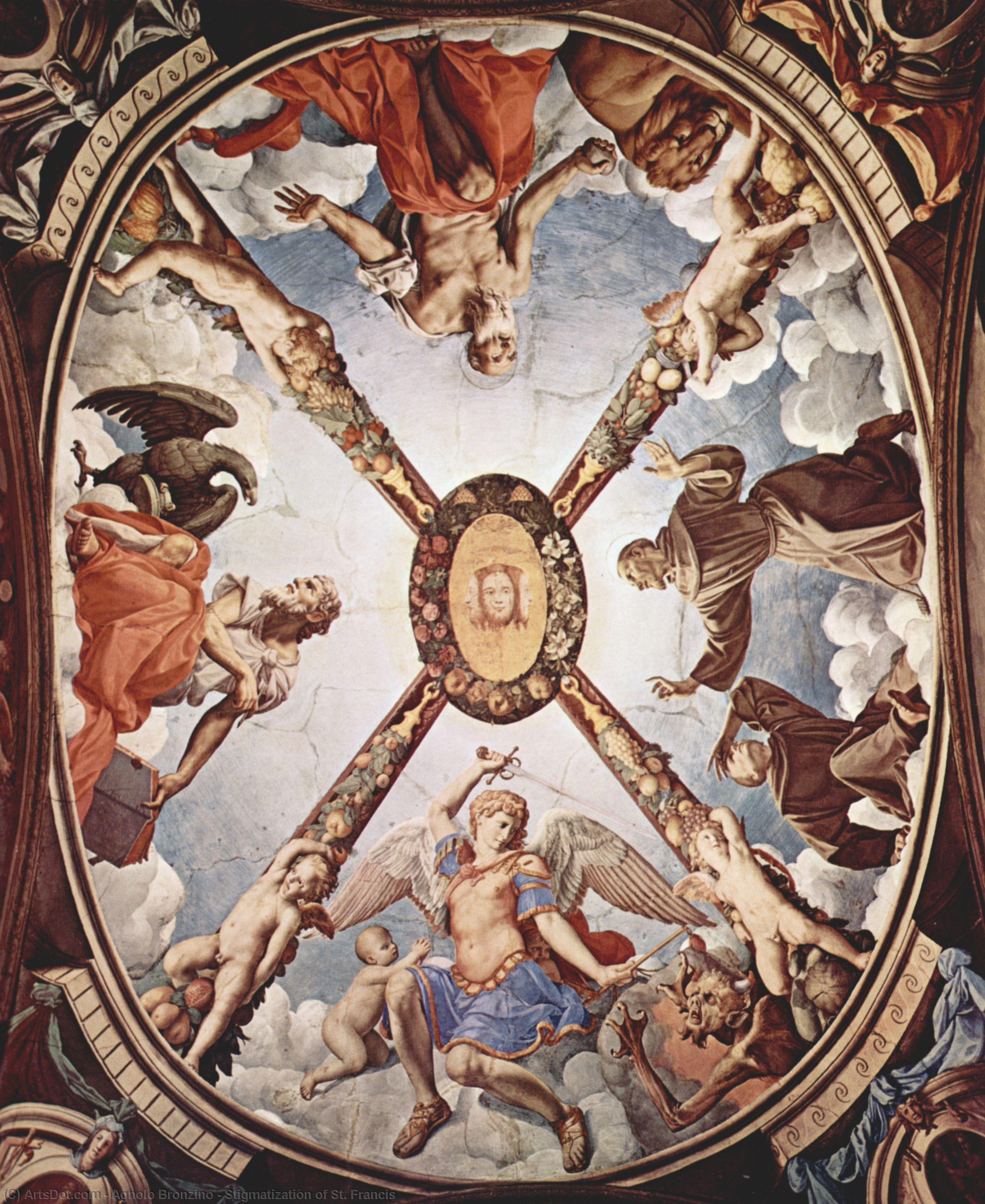 Stigmatization Of St. Francis — Agnolo Bronzino