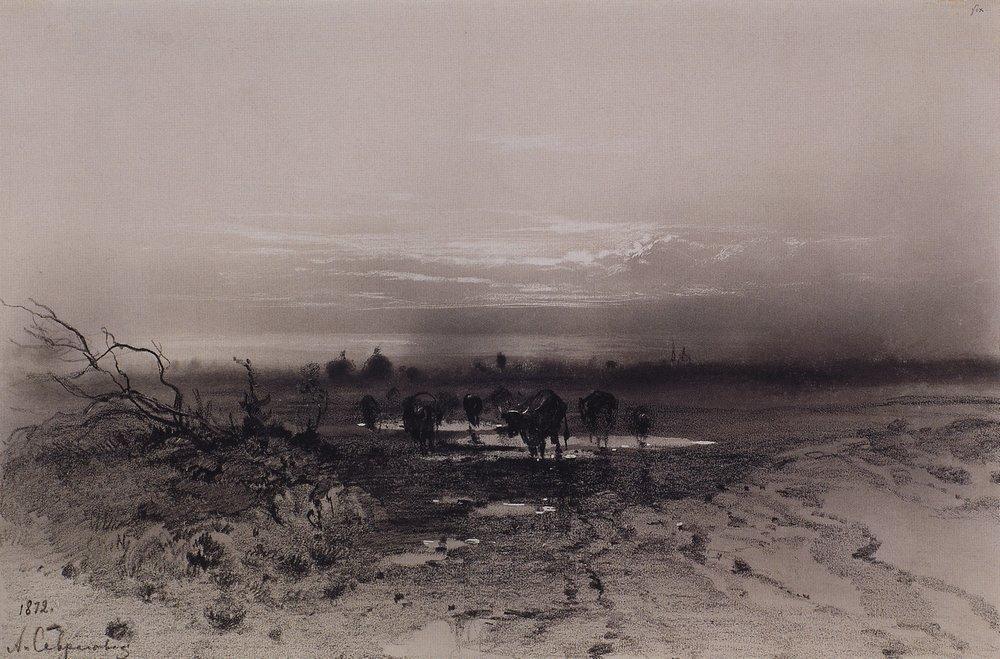 Evening — Aleksey Savrasov