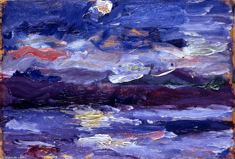 Walchensee, Mondnacht — Lovis Corinth