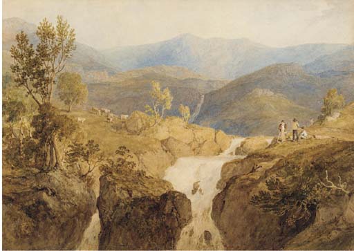 Coniston Beck, Lake District — Anthony Vandyke Copley Fielding