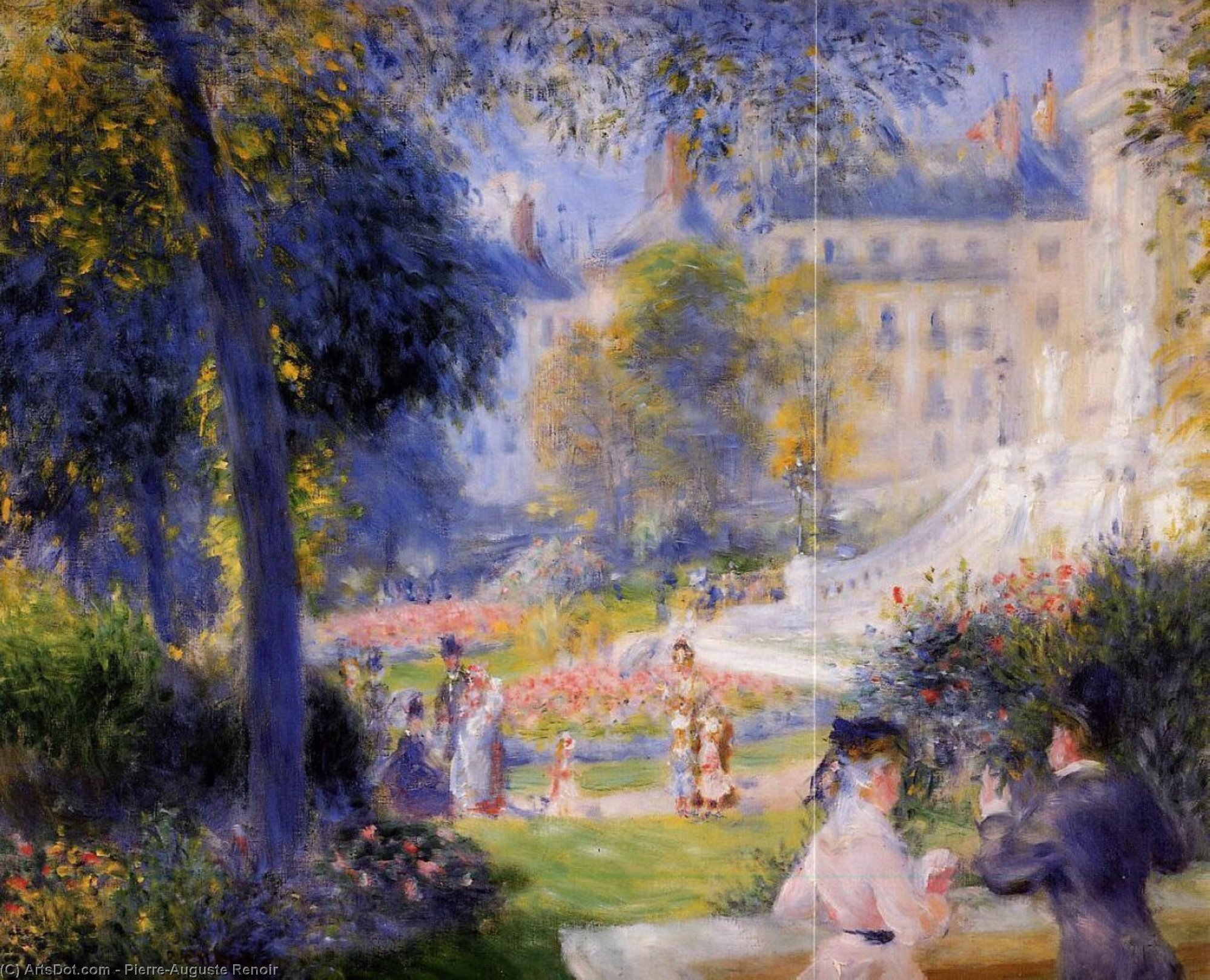 Place De La Trinite — Pierre-auguste Renoir