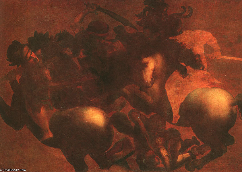 Battle Of Anghiari — Leonardo Da Vinci