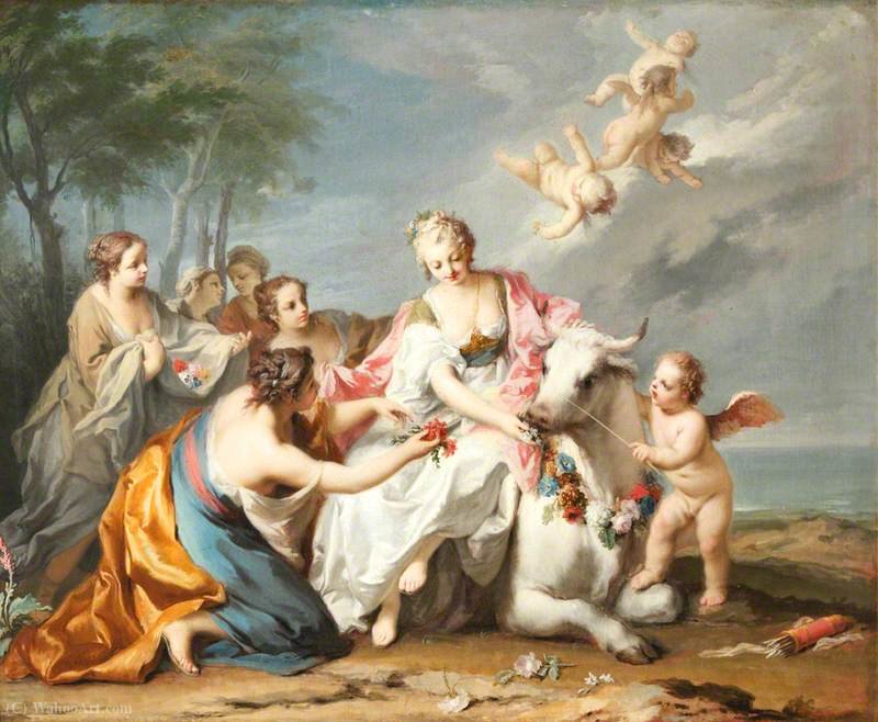 The Rape Of Europa — Jacopo Amigoni