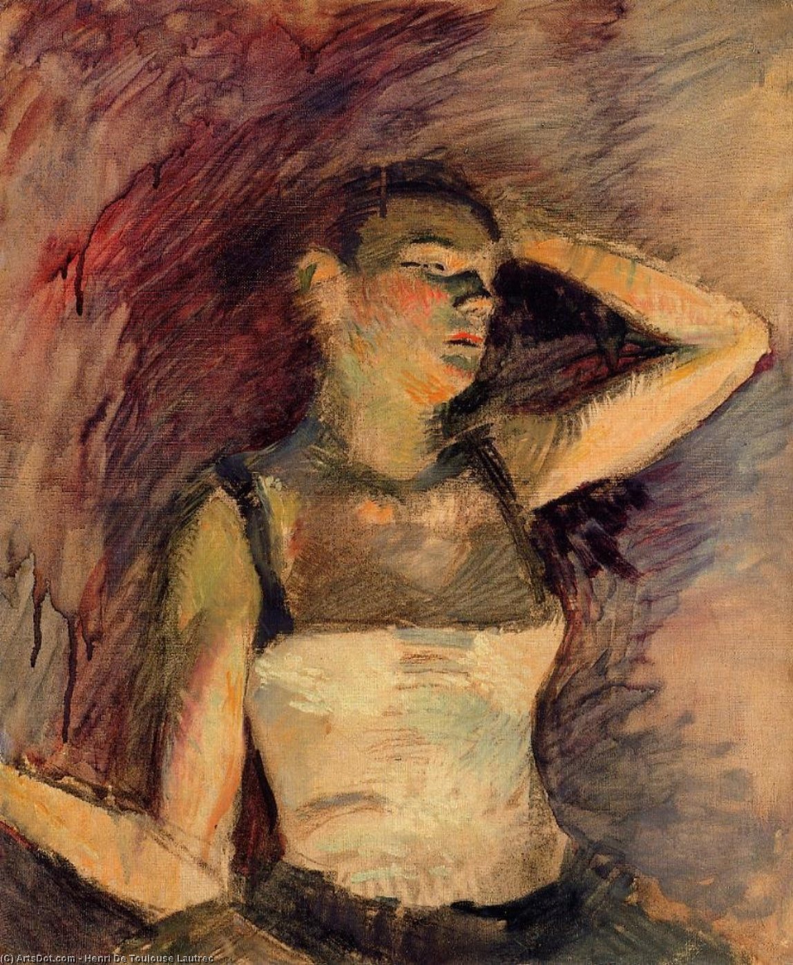 Study Of A Dancer — Henri De Toulouse-lautrec