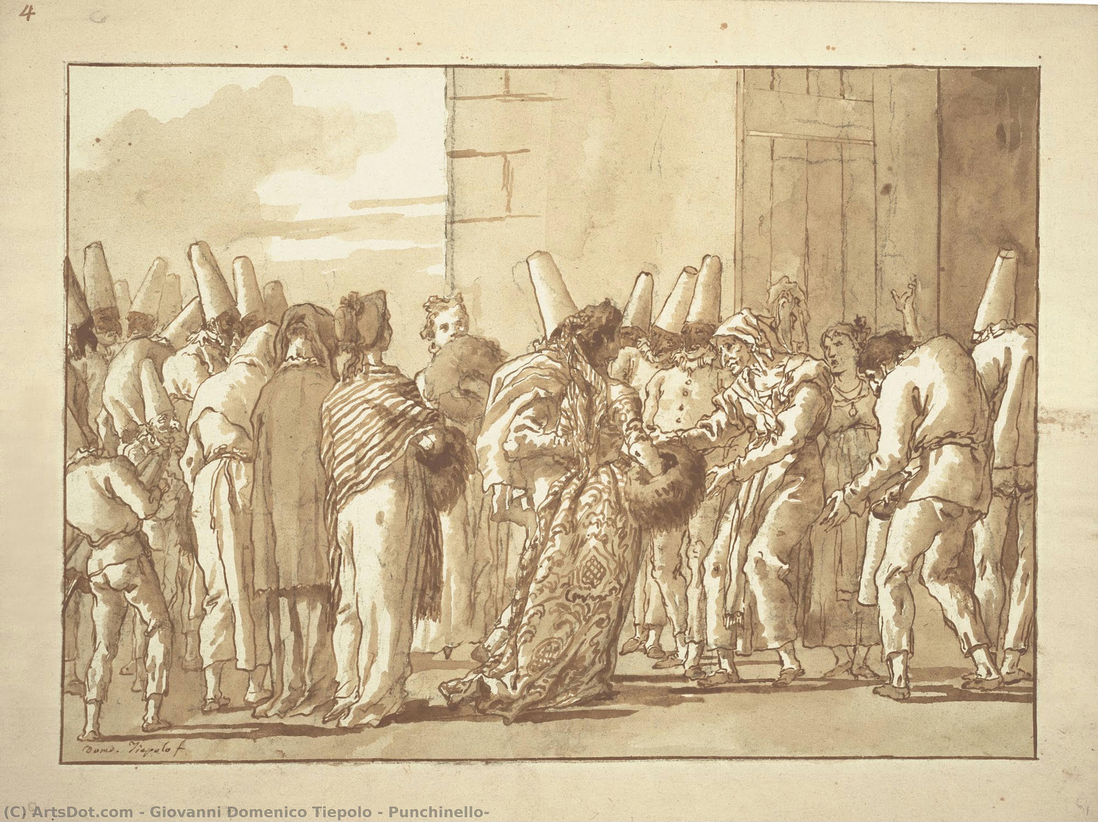 Punchinello — Giovanni Domenico Tiepolo