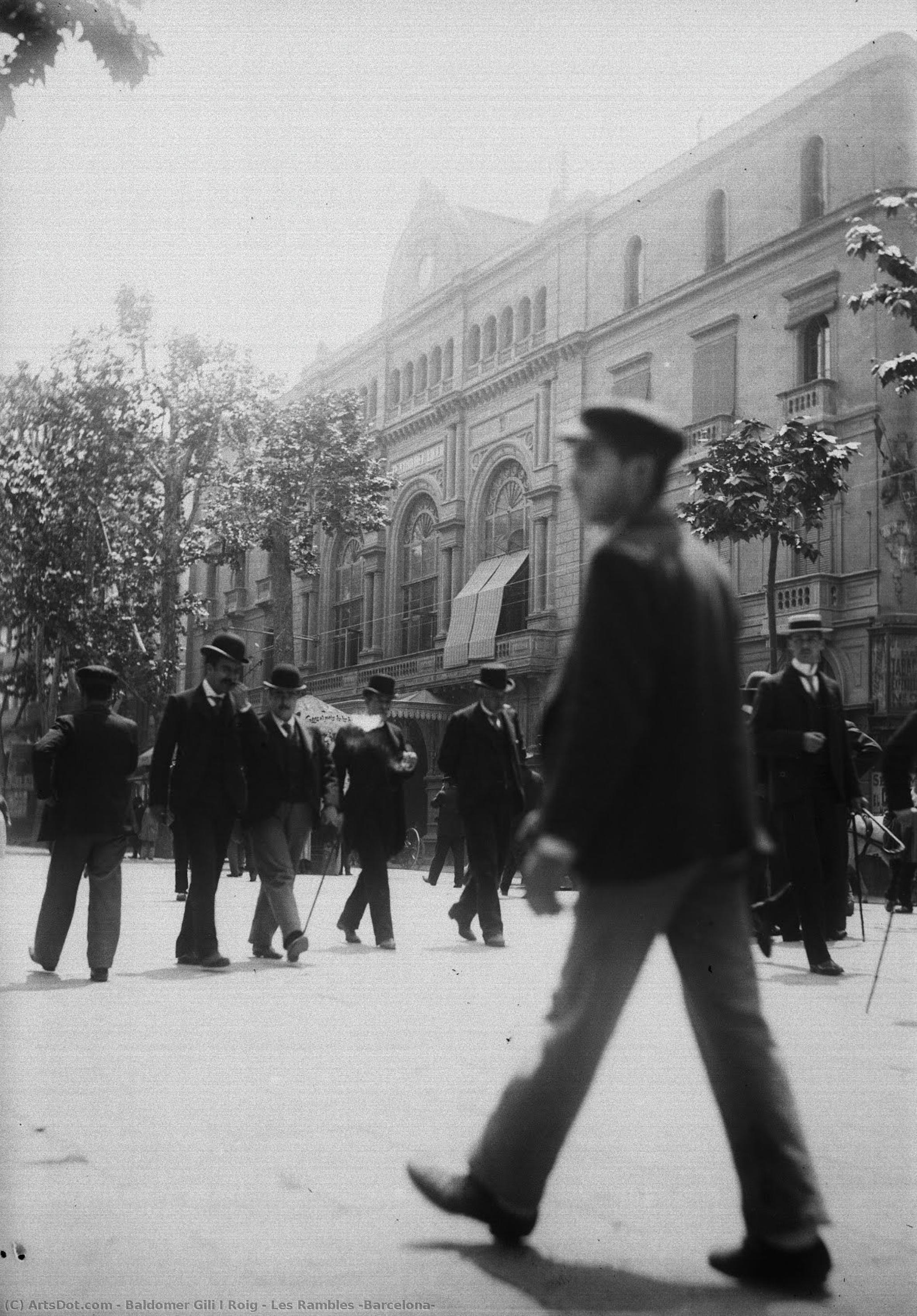 Les Rambles (barcelona) — Baldomer Gili I Roig
