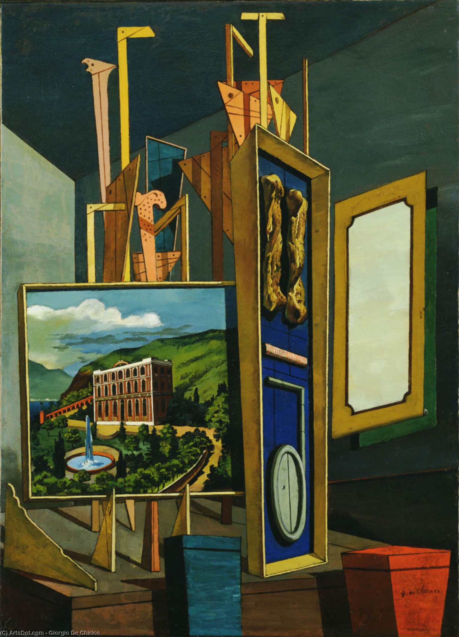 Great Metaphysical Interior — Giorgio De Chirico