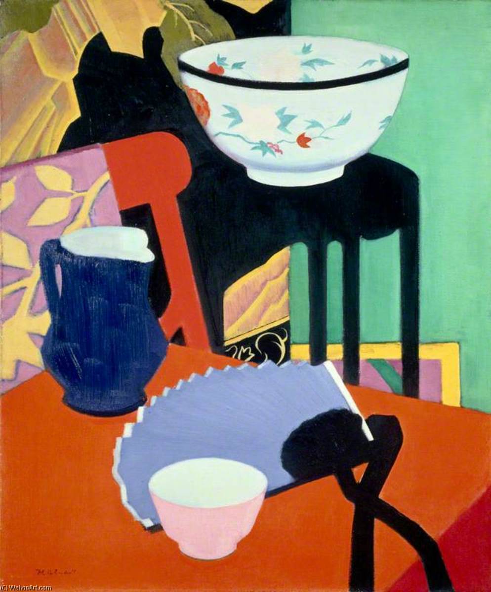 The Blue Fan — Francis Campbell Bolleau Cadell