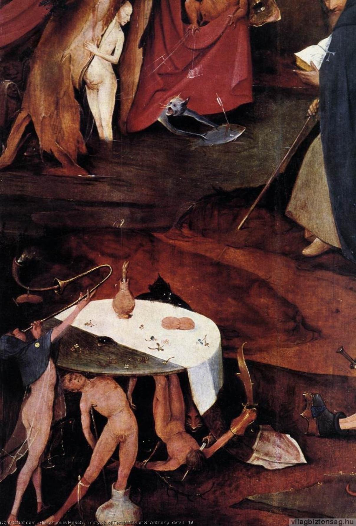 Triptych Of Temptation Of St Anthony (detail) (14) — Hieronymus Bosch