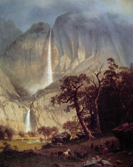 Cho Looke The Yosemite Fall — Albert Bierstadt