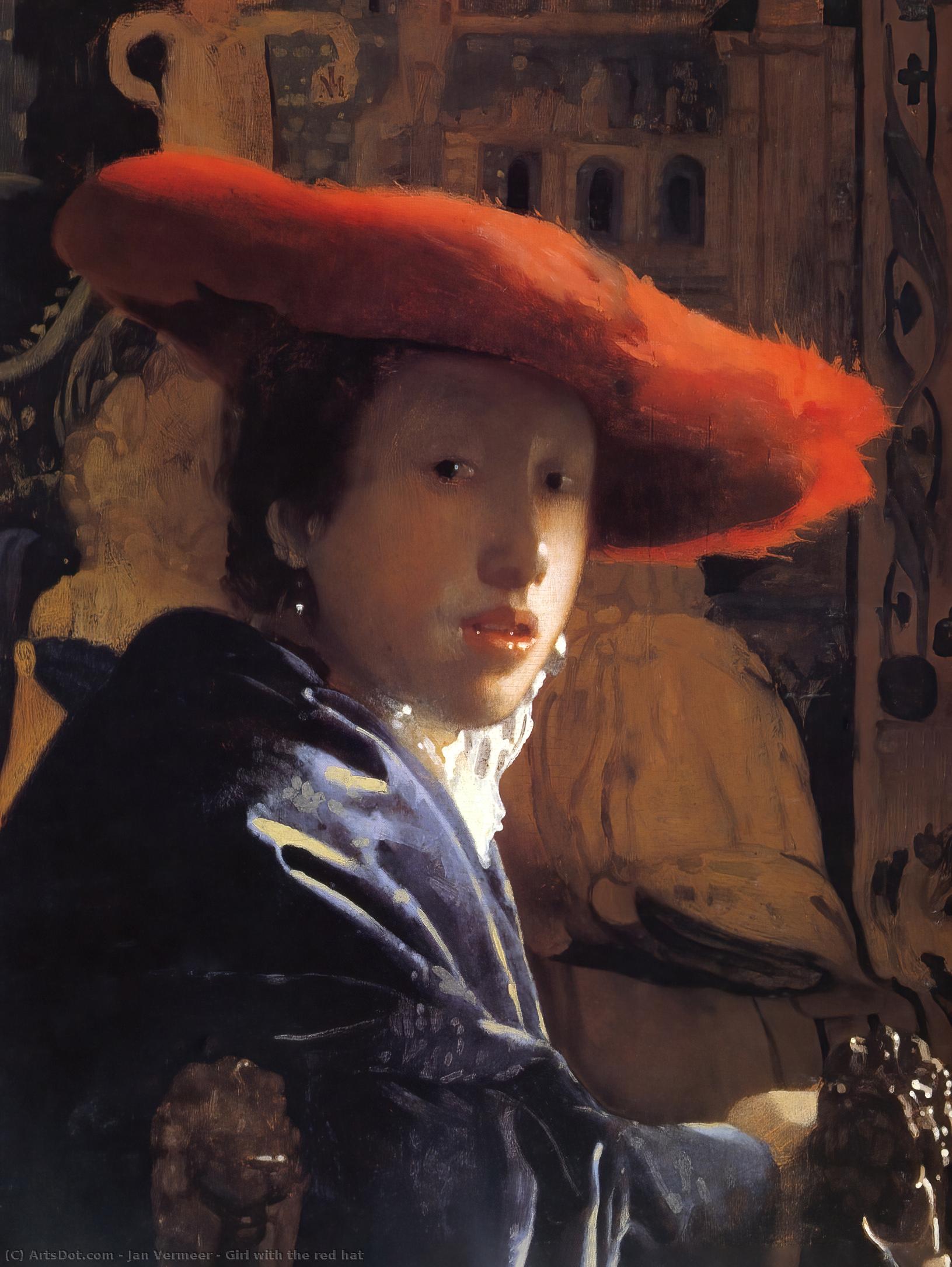 Girl With The Red Hat — Johannes Vermeer
