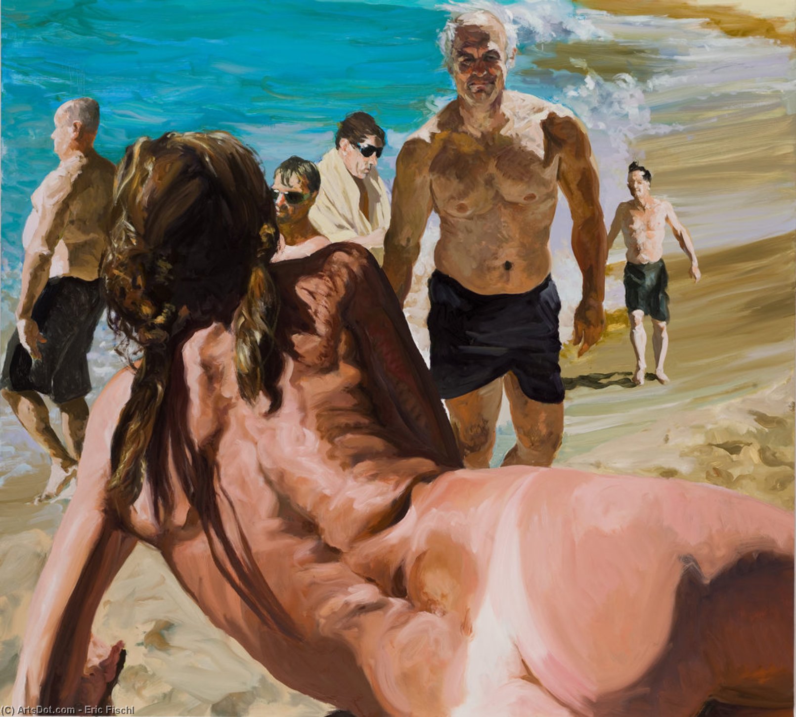 Scenes Of Late Paradise The Welcome — Eric Fischl